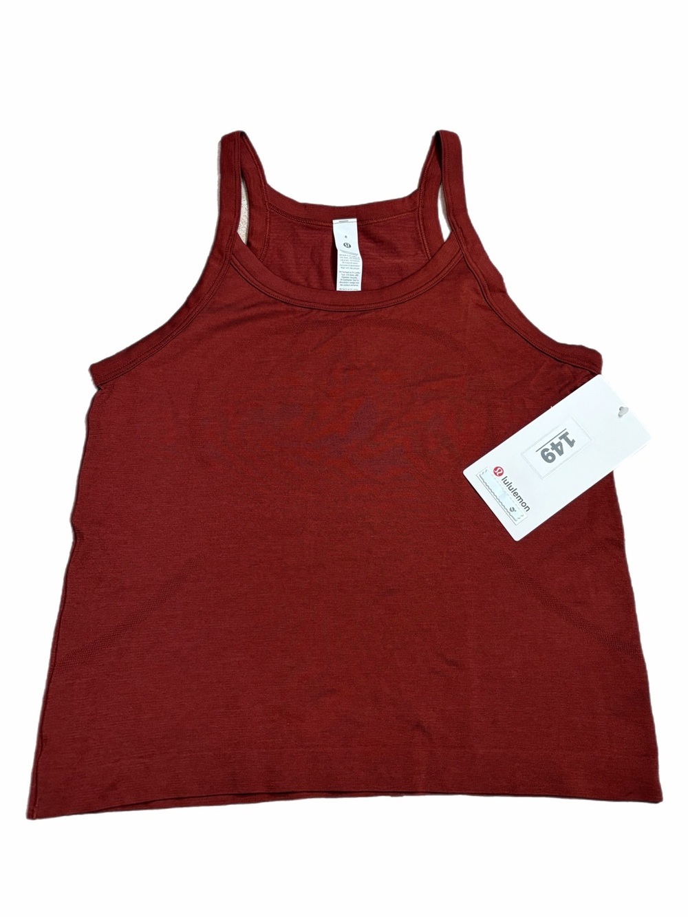 NWT Lululemon Swiftly Cami Tank Top *Race Length (Cranberry Charm) Size 8